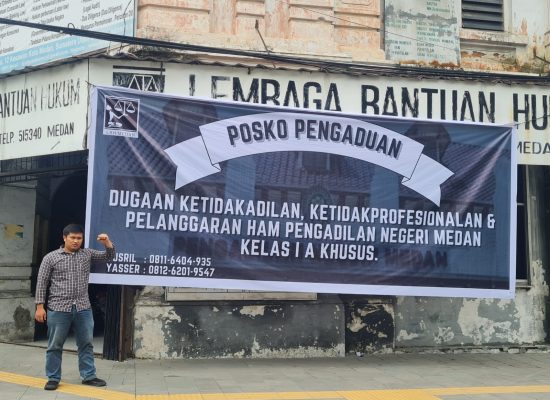 Putusan PK Tak Dilaksanakan, LBH  Laporkan Ketua PN Medan ke MA